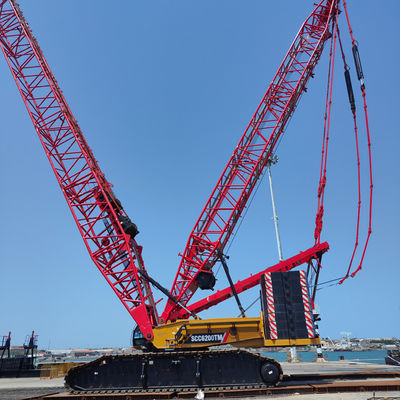 500T Crawler Crane Lifting Moment 6200TM XGC500 Met 12-36m Jib Length