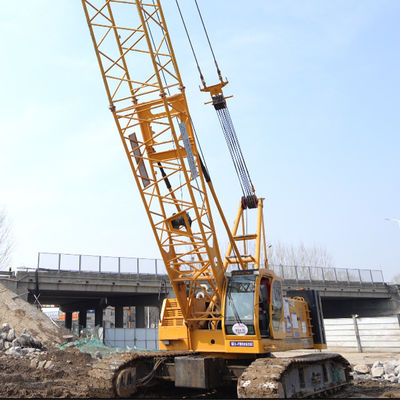 298kW motor gücü 100T sürünen vinç PLC kontrol sistemi ve 100000kg çalışma ağırlığı