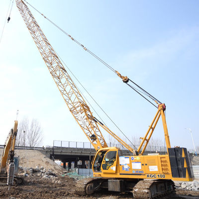 İkinci el 100T sürükleyici vinç 120m/min Rüzgar çiftliği için kaldırma hızı