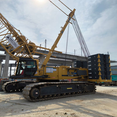 Kullanılmış 260T Xcmg Sürünen Kiremit / Uzun Boom Kiremit 40 Metre Tamamen kapalı kabin