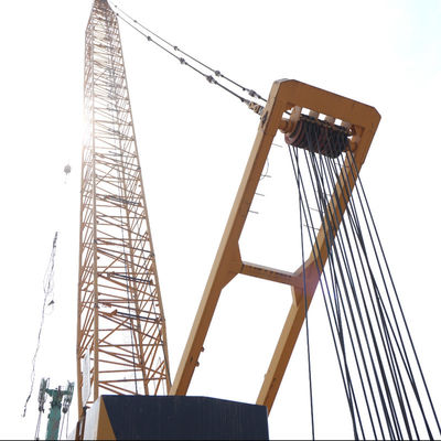 55T Köprü İnşaatında Hidrolik Sürünen Kiremit XGC55 203.5t.M