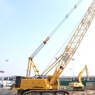 Kurtarma ve acil durum için ikinci el Xcmg Crawler Crane 55 Ton