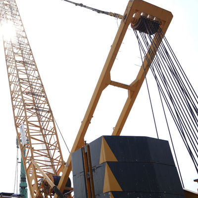 Maden alanı için inşaat sürünen vinci 220 ton / hidrolik ızgara sürünen vinci