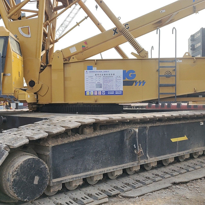 Kullanılmış 350T Çerezli Boom Crawler Crane 2400t.M İş Verimliliğini Artırmak İçin Kaldırma Ekipmanı