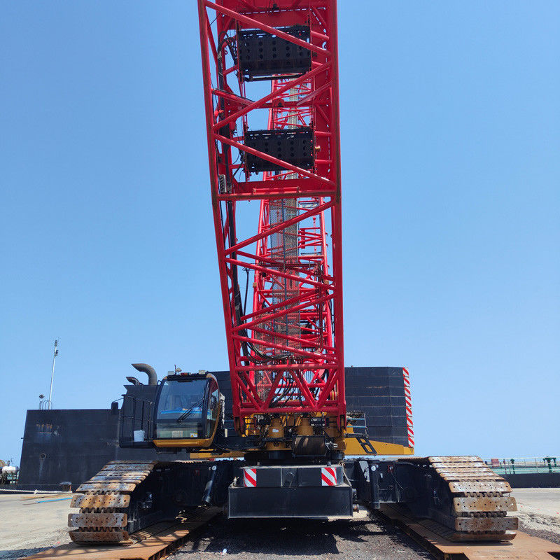 Cranes à rampe d'occasion 500T XGC500 pour le levage de barres d'acier, de composants en béton et de gros matériaux de construction