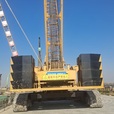 Second Hand 150T Crawler Crane 790.8t.M Lifting Moment Construction Crawler Crane