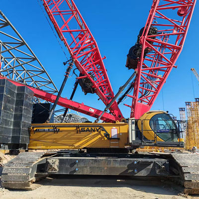 Energy Saving 400T Crawler Crane Sany 1.2 Km/H Travel Speed