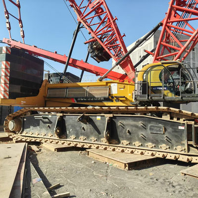 SANY Использованное оборудование для ползучего крана 500T скорость движения 1,5 км / ч с хорошей управляемостью