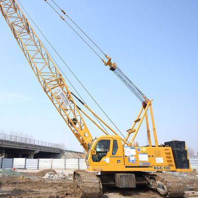 9m 18m longueur de jambe 100T grue à rampe avec rayon de levage maximal de 60m