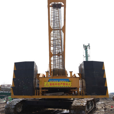90% New Convenient And Fast Used Crawler Crane / Xcmg 55 Ton Crane 21km/H