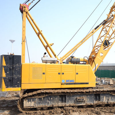 Used 150T 60m Boom Crawler Crane For Construction In Desert Areas