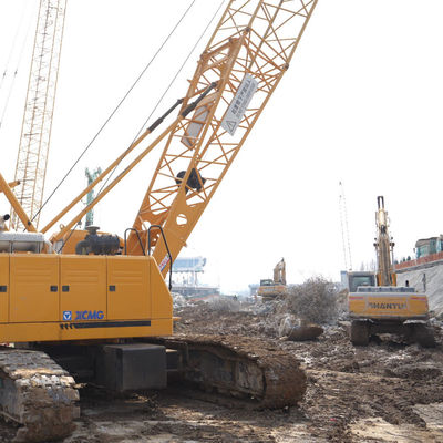 Full Potential Crawler Crane Xcmg 150T Crawling Lifting Equipment 30 Meters Jib Length