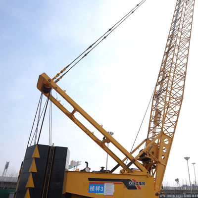 High Capacity 150ton Crawler Mounted Mobile Crane With 600 Liters Fuel Tank